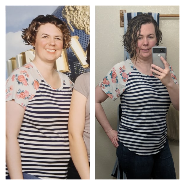 Jessaca before and after weight loss success